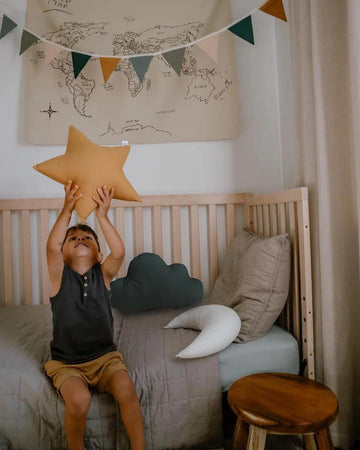 Super Soft Velvet Pack of 3 Kids Decorative Room/Cot pillow set
