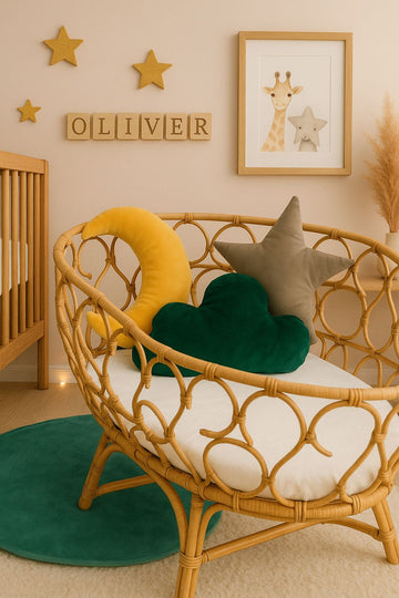 Super Soft Velvet Pack of 3 Kids Decorative Room/Cot pillow set