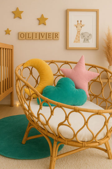 Super Soft Velvet Pack of 3 Kids Decorative Room/Cot pillow set