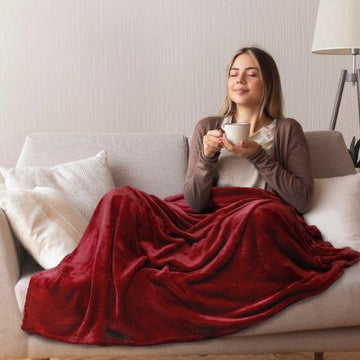 Super Soft Snuggly AC Fleece Blanket-Double Bed