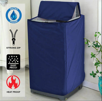 Top Load Waterproof Washing Machine Cover-Blue