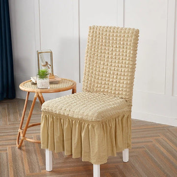 Ruffled Bubble Fitted Chair Covers- Skin