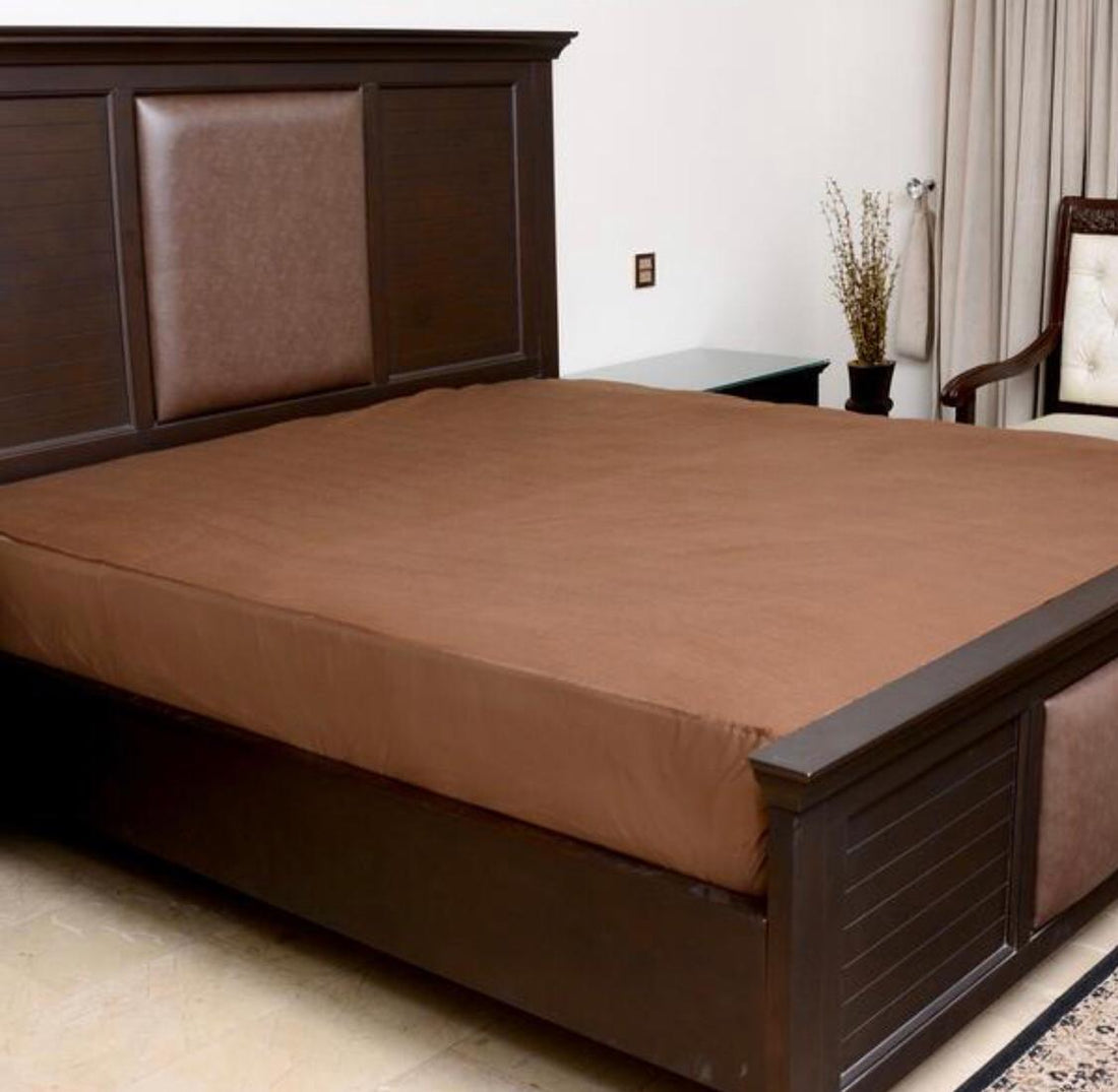 Cotton Terry Waterproof Mattress Protector-Double bed