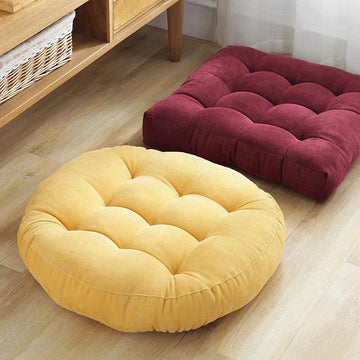 Premium Quality Velvet Round Floor Cushion