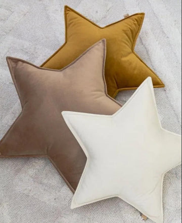 Super Soft Velvet Pack of 3 Star Cushions