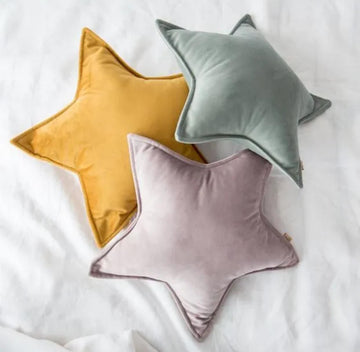 Super Soft Velvet Pack of 3 Star Cushions