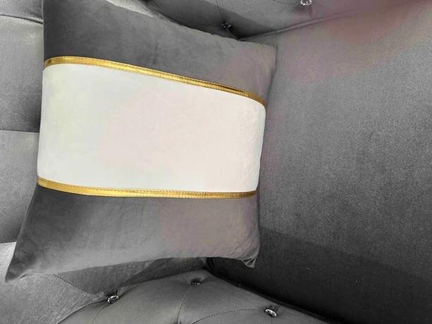 Pack Of 2 Decorative Luxury Velvet Cushion Covers-Grey