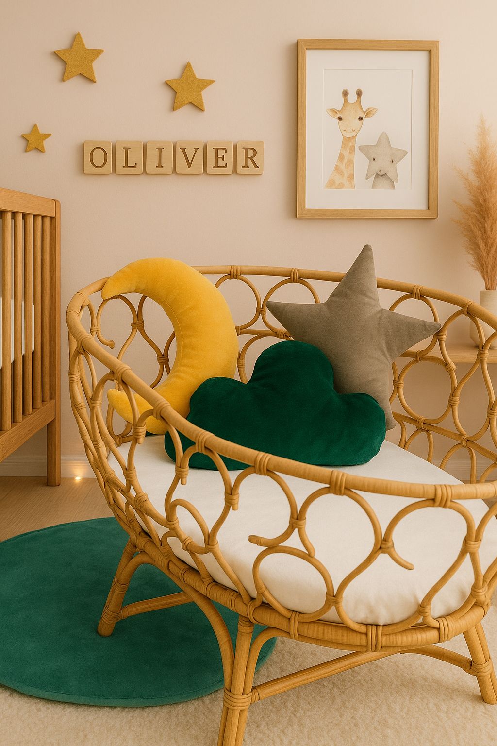 Super Soft Velvet Pack of 3 Kids Decorative Room/Cot pillow set