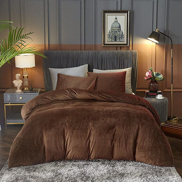 Velvet Duvet Set-3 Piece-4 Piece