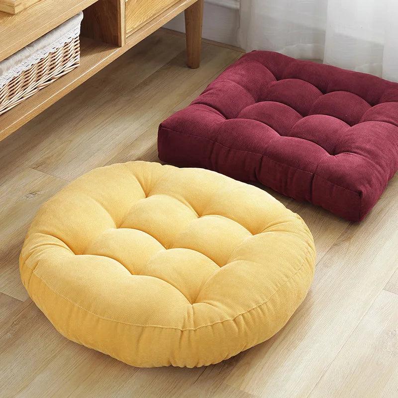 Premium Quality Velvet Round Floor Cushion
