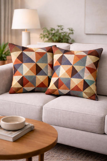 Premium Decorative Velvet Cushion Covers-Modern geometric Prints