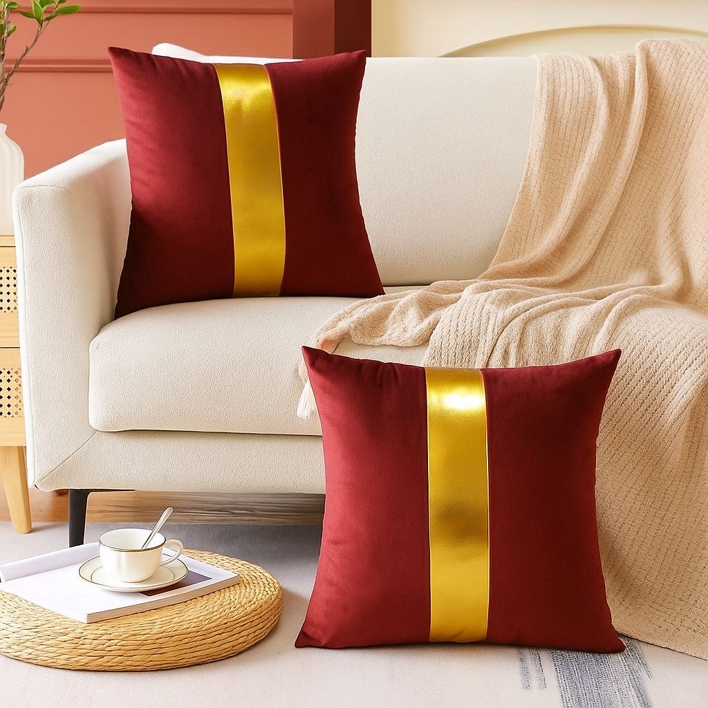 Pack of 2 Decoartive Velvet Cushion Covers
