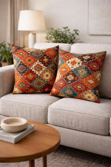Premium Decorative Velvet Cushion Covers-Modern geometric Prints
