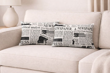 Printed Velvet Rectangular Sofa pillow Covers 12*22 inches