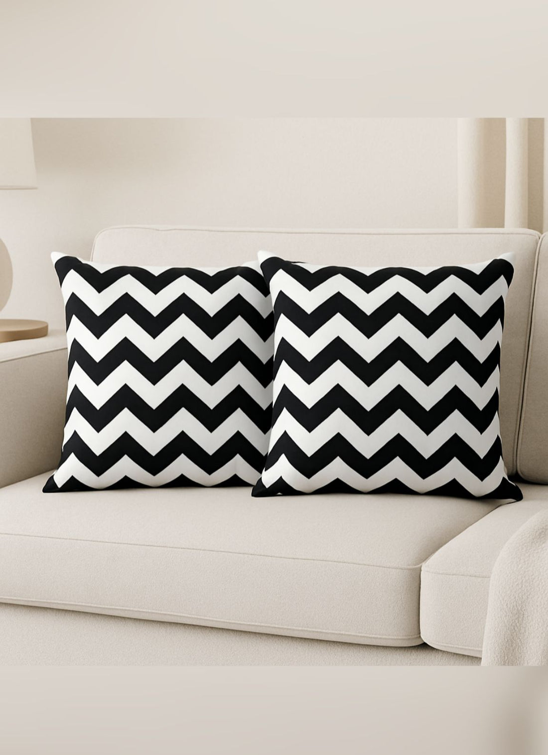 Premium Decorative Velvet Cushion Covers-Modern Chevron Zig Zag Prints
