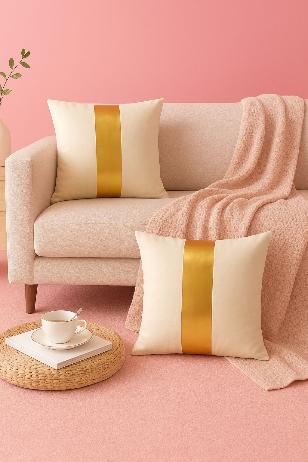 Pack of 2 Decoartive Velvet Cushion Covers